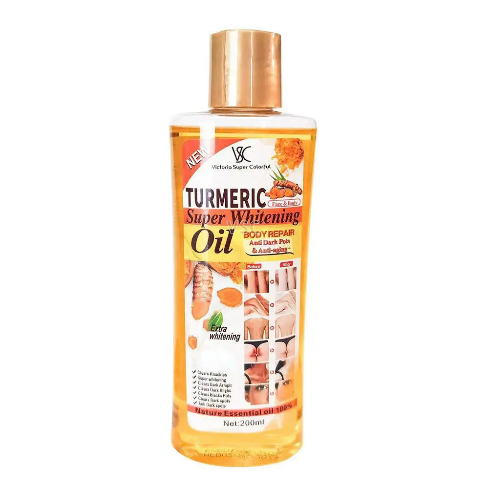 200ml Turmeric Face Body Serum Oil Clear Skin Tone Turmeric Face Serum Oil Moisturizing Skin Care Oasis Select 200ml