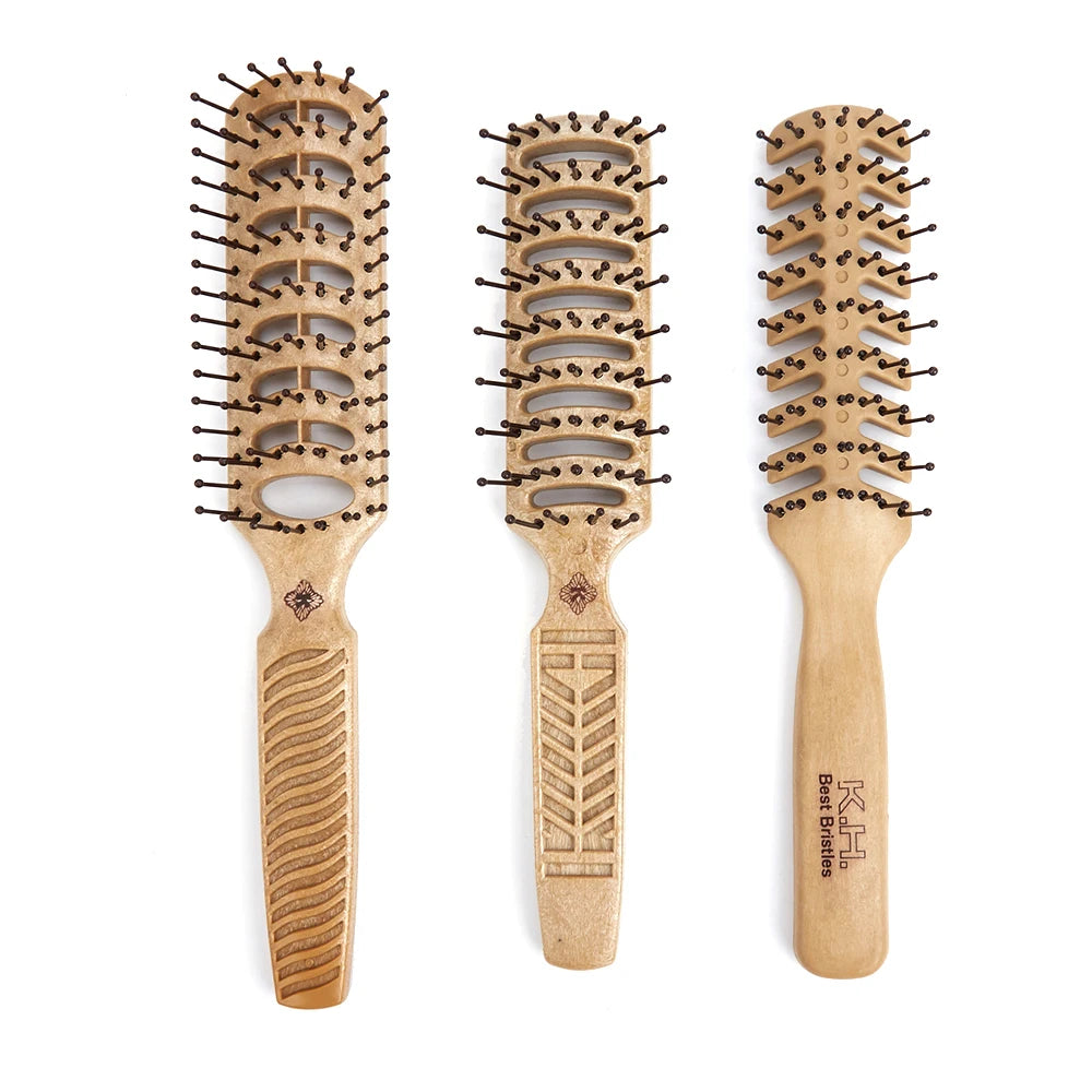 Wooden Wide-Tooth Hair Comb | Scalp Massage & Styling Brush Hair Comb & Brush Oasis Select