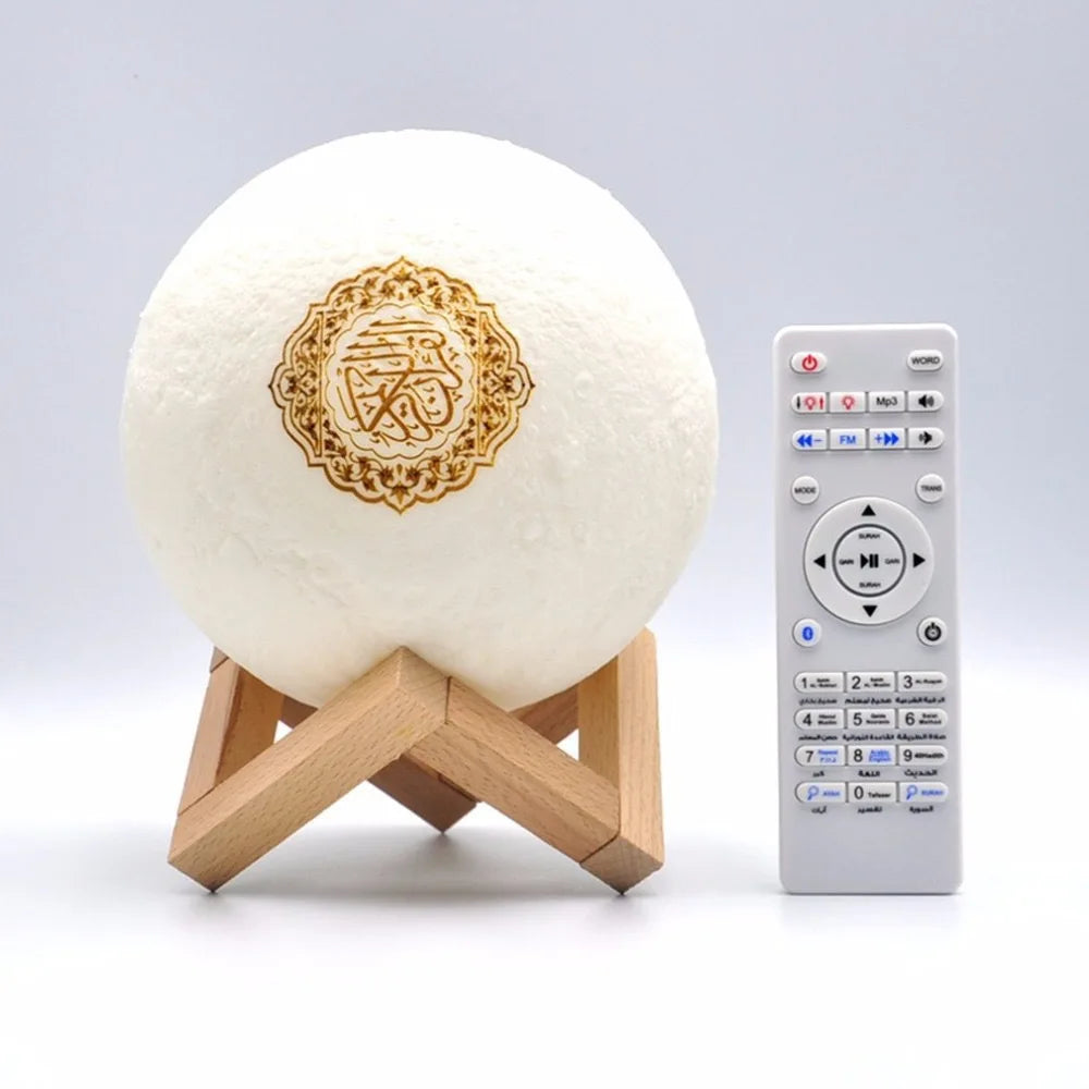Islamic Quran Azan Clock Bluetooth Speaker & Night Light