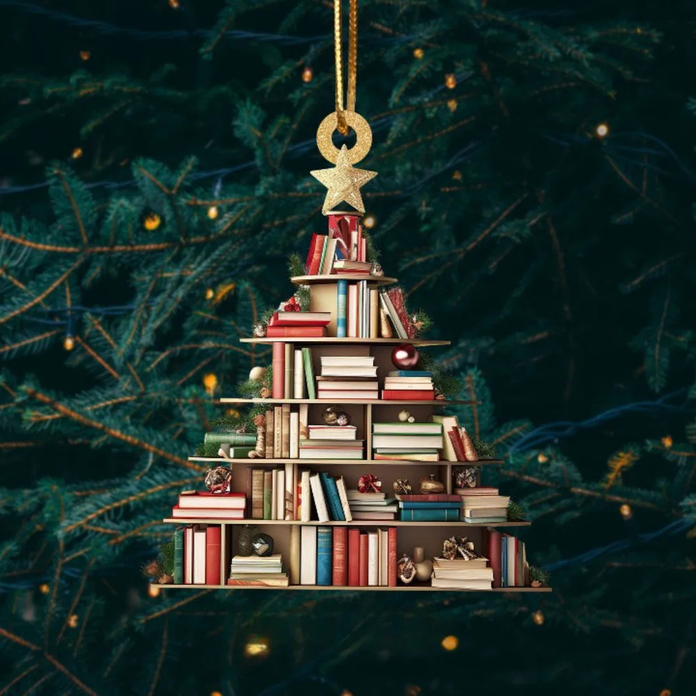 2D Acrylic Christmas Tree Ornament Pendant | 2025 Xmas Decor