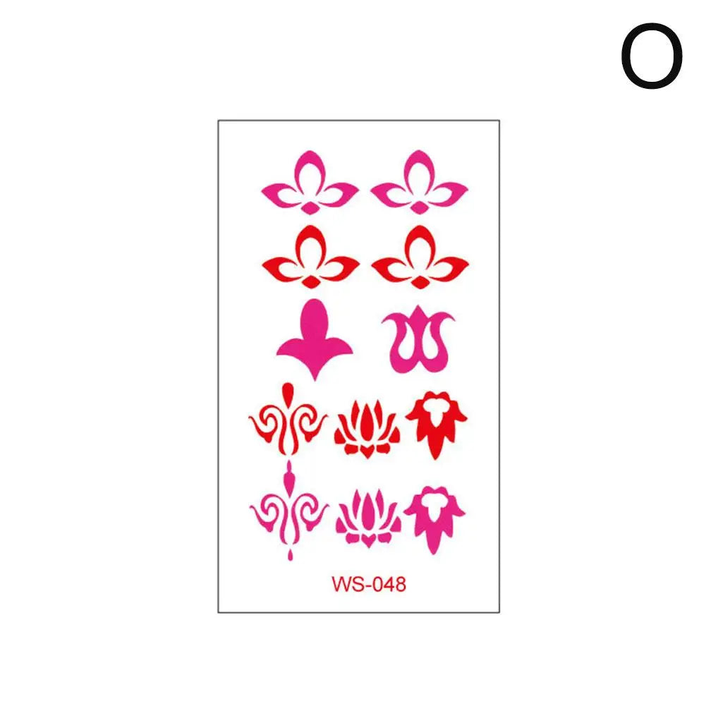 Classic Eyebrow Sexy Cute Retro Tattoo Paste Ancient Style Girl Baby Forehead Paste Hanfu Children's Temporary Tattoo Sticker Oasis Select O China