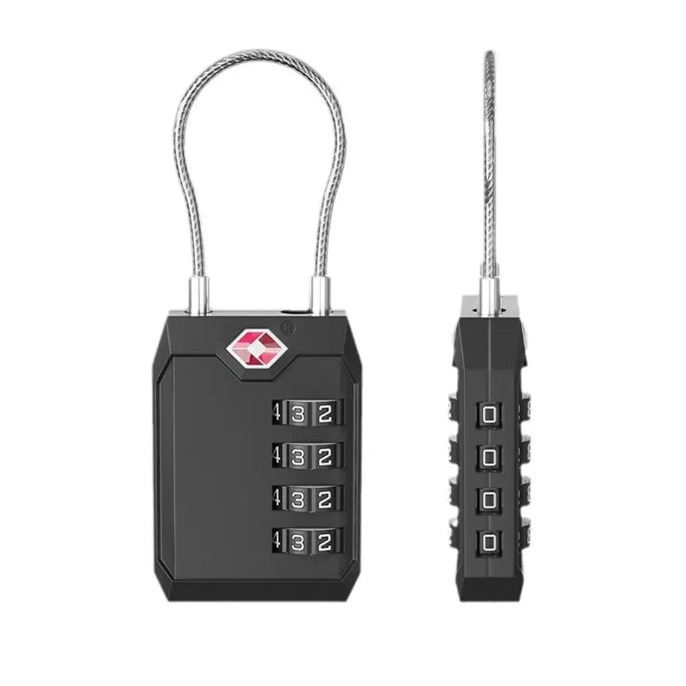 TSA 4-Digit Combination Lock – Zinc Alloy Travel Padlock