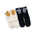 Cute Cat Novelty Socks – Soft Cotton Fun Gift for Women Novelty Socks Oasis Select White and Black M