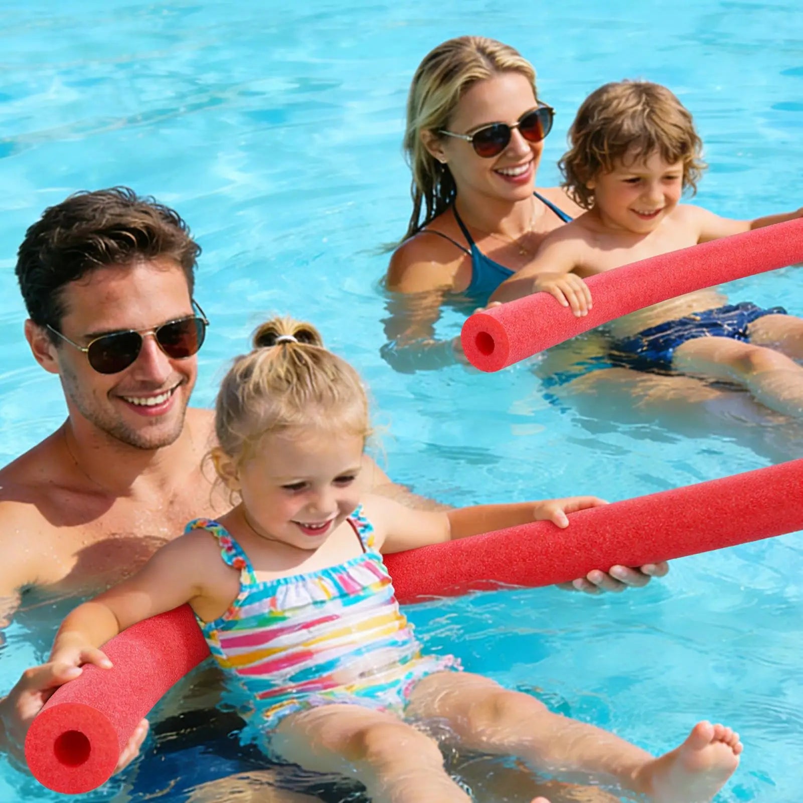 1.2m Long Noodles Pool Foam Water Noodles for Pool Hollow Soft Buoyancy Stick for Beach River Relaxation Water Game Backyard Oasis Select