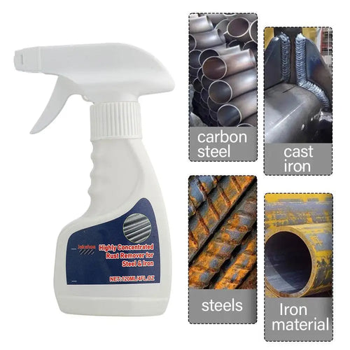 120ml Rust Remover For Stainless Steel Rust Remover Dissolver Fast Rust Removal Powerful Metal Rust Remover Car Maintenance Oasis Select