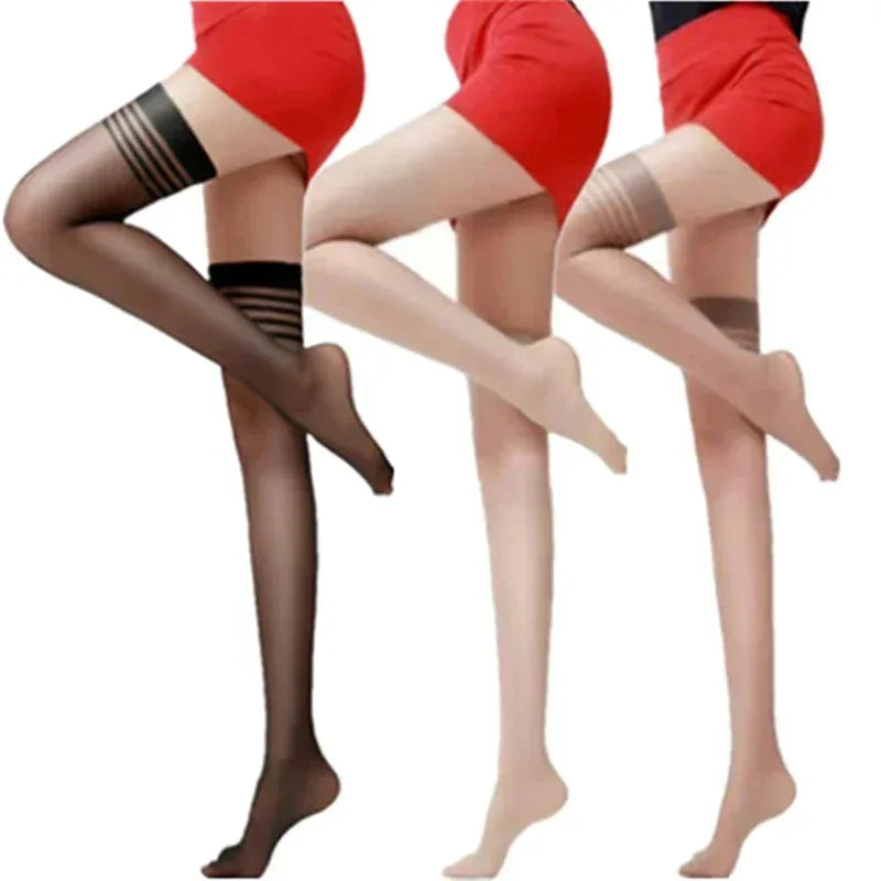 1/2/3pairs Sexy Women Thigh High Socks Lingerie Striped Nylon Long Socks Thigh High Stockings Female Hosiery Knee High Socks Oasis Select