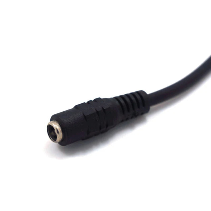 DC 5521 to 4-Pin PWM 2-Way PC Fan Power Adapter Cable 12V