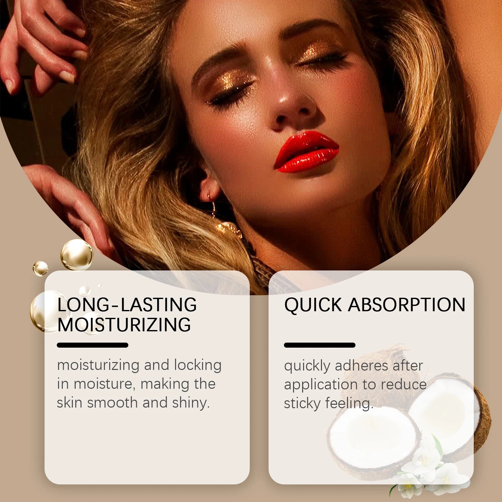 Coconut Oil Dark Tanning Lotion Moisturizing Accelerator for Deep Bronze Glow Tanning Cream for Tanning Bed & Outdoor Use Oasis Select