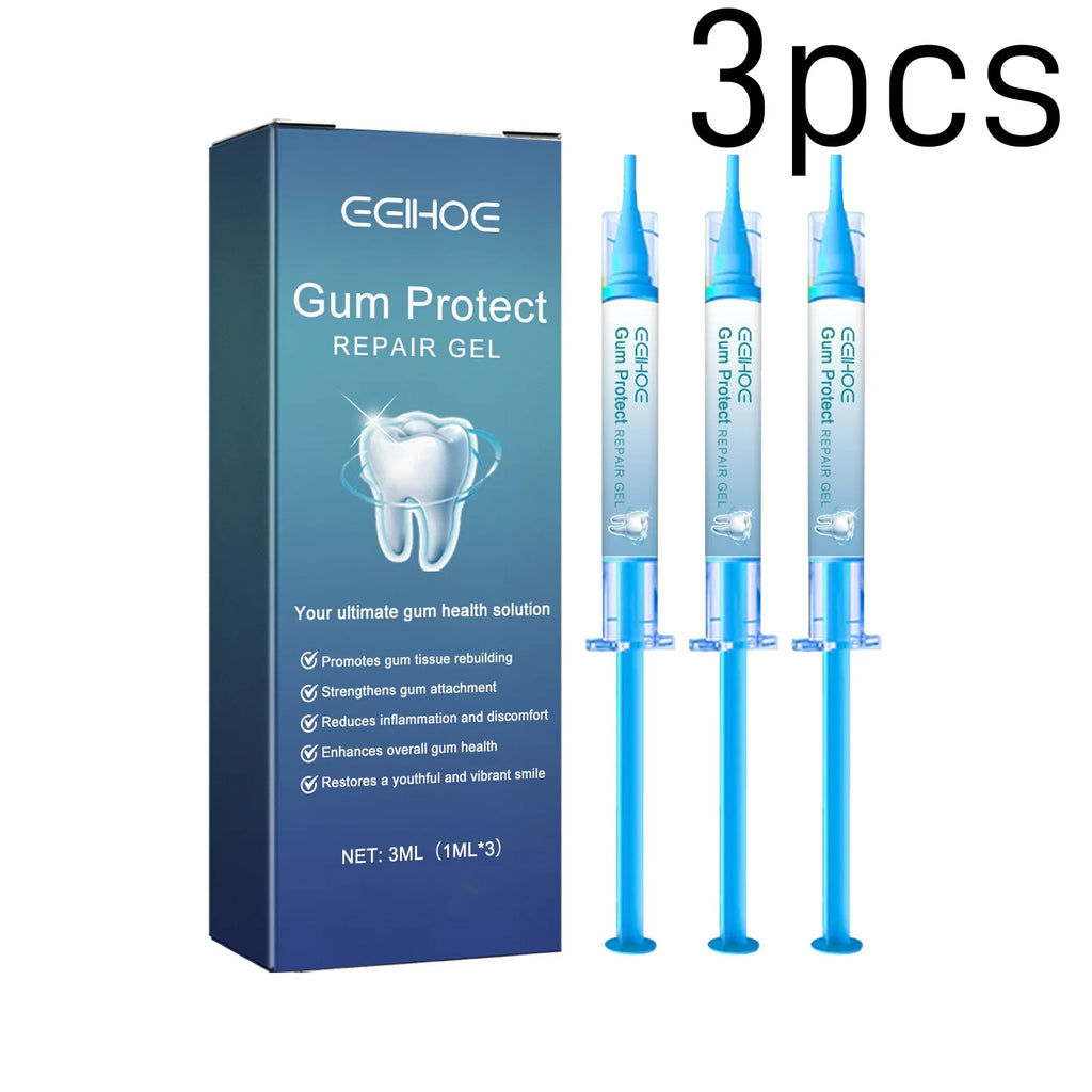 Eelhoe Gum Care Repair Gel Strengthening Repairing Soft Tissue Restore Healthy Oral Portable Soothe Gum Discomfort Tooth Serum Oasis Select 3 Boxed