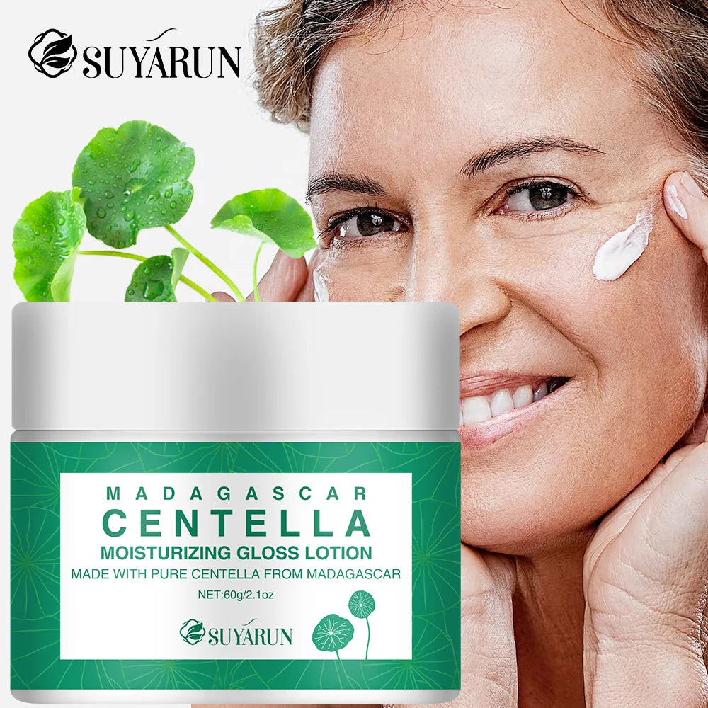 SUYARUN Hydrating Cica Face Cream - Soothes & Repairs Sensitive Skin, Intense Moisturizer with Centella Asiatica. Oasis Select