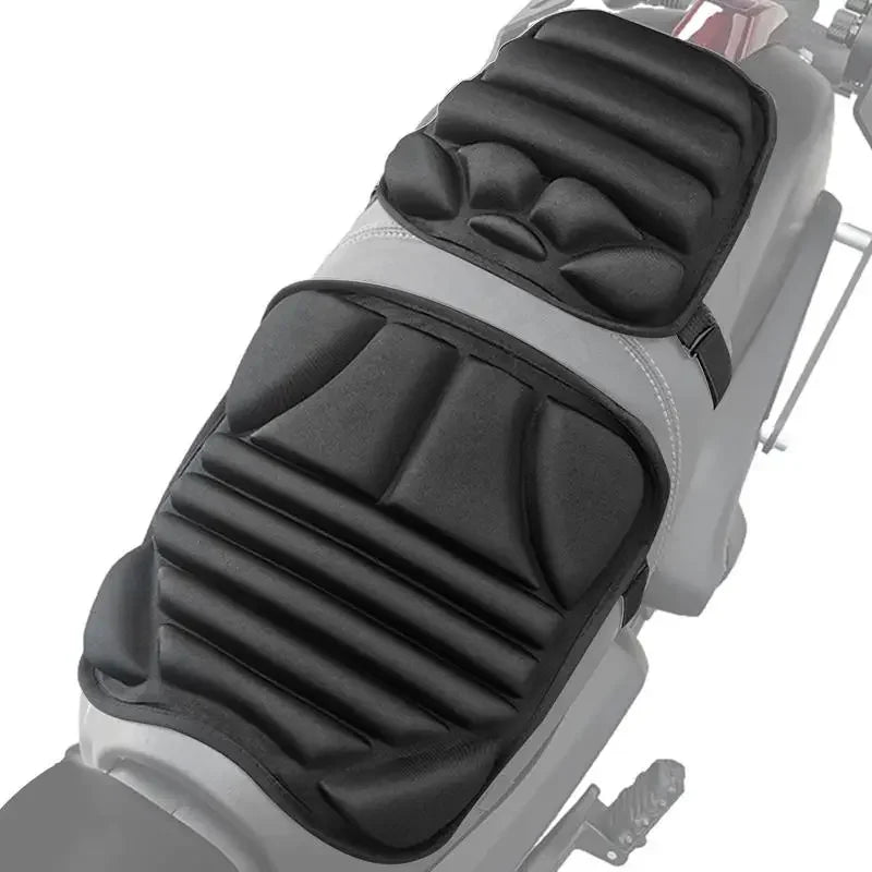 2 Pack Motorcycle Seat Pad 3D Comfort Gel Cushion Seat Breathable Universal Shock Absorbing Seat Cover for Advanced Mountain Oasis Select
