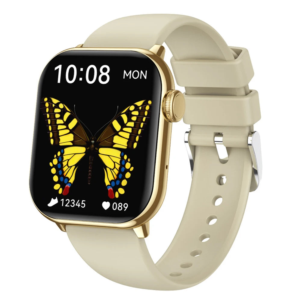 Lady 1.85" Screen Smartwatch Men Women BT Call Smart Watch 100+ Sports Modes Heart Rate Sleep Health Watches Local Music Weather Oasis Select GDGDS