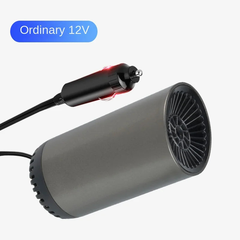 Electric Defogger Heater 12V 2in1 Car Heater Fan Dryer Windshield Defroster Anti Fog Fan for Car Truck Heating System Oasis Select No bracket 12V