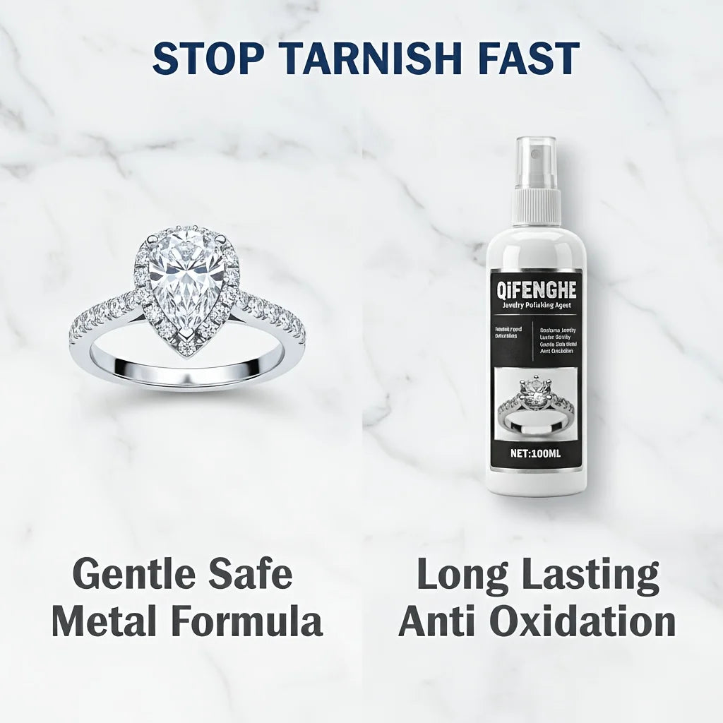 QIFENGHE Jewelry Polishing Spray – Rings, Diamonds & Metals Jewelry Cleaning Spray Oasis Select