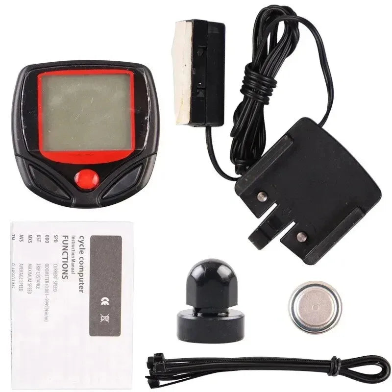 1-5pcs Bicycle Speedometer, Multifunctional Waterproof Stopwatch, MTB Odometer, Speedometer, Bicycle Accessories Oasis Select
