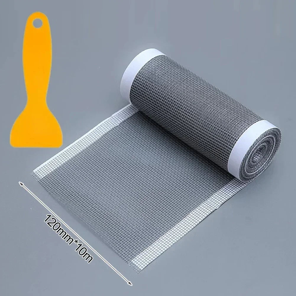 10/5m Cuttable Shower Drain Hair Catcher Self-Adhesive Floor Drain Stickers Disposable Mesh Bathroom Kitchen Sink Hair Filter Oasis Select 10m-120mm