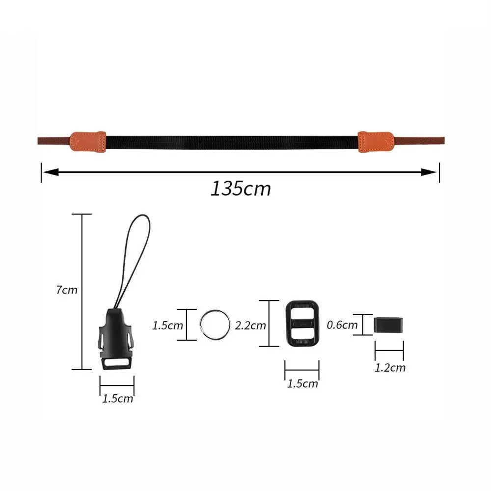 Retro Lanyard Belt Strap Camera Lens Strap for Mobile Phone Shoulder Neck Belt Hand Rope Camera Strap Shoulder Straps Neck Strap Oasis Select