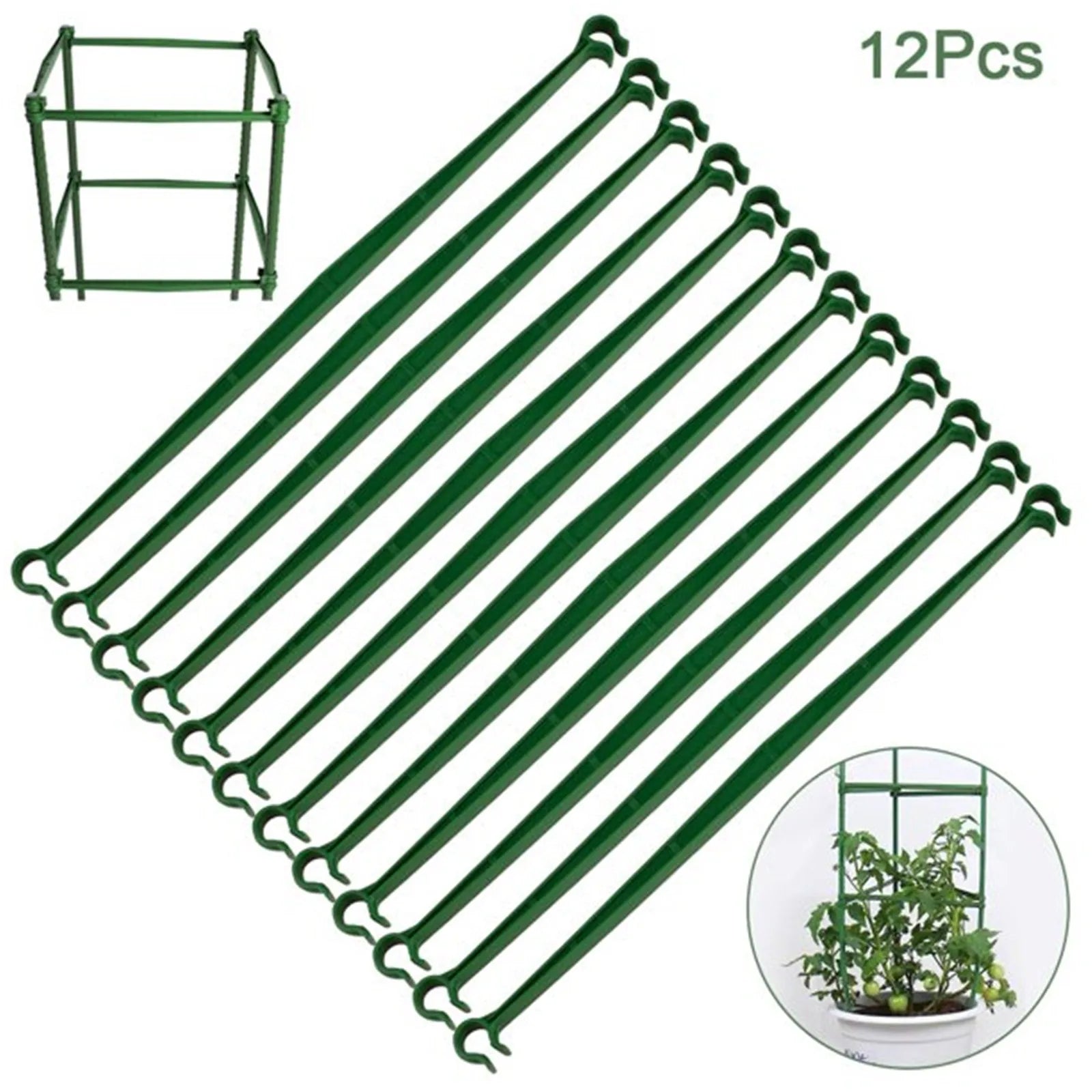 12pc Garden Vegetable Stakes Plant Cages To Support Plant Growth Anti Overturning Tomato Cages For Vertical Climbing Of Plants Oasis Select