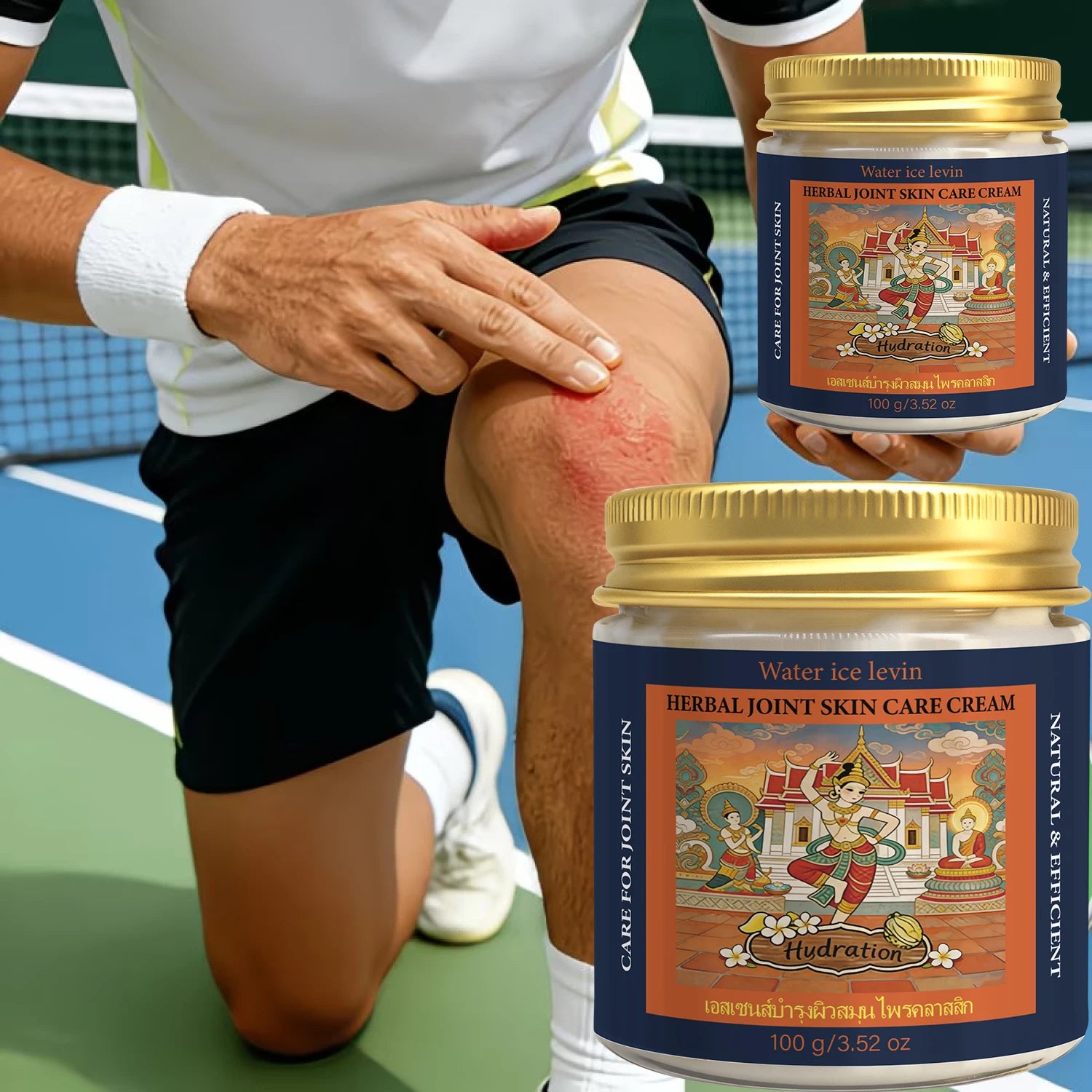 Herbal Joint Care Body Cream – Thai Formula, Moisturizing & Firming Herbal Body Cream Oasis Select