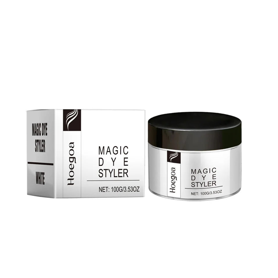 6 Colors Hair Wax Dye White Blue Brown Natural Matte Nourish Oasis Select White