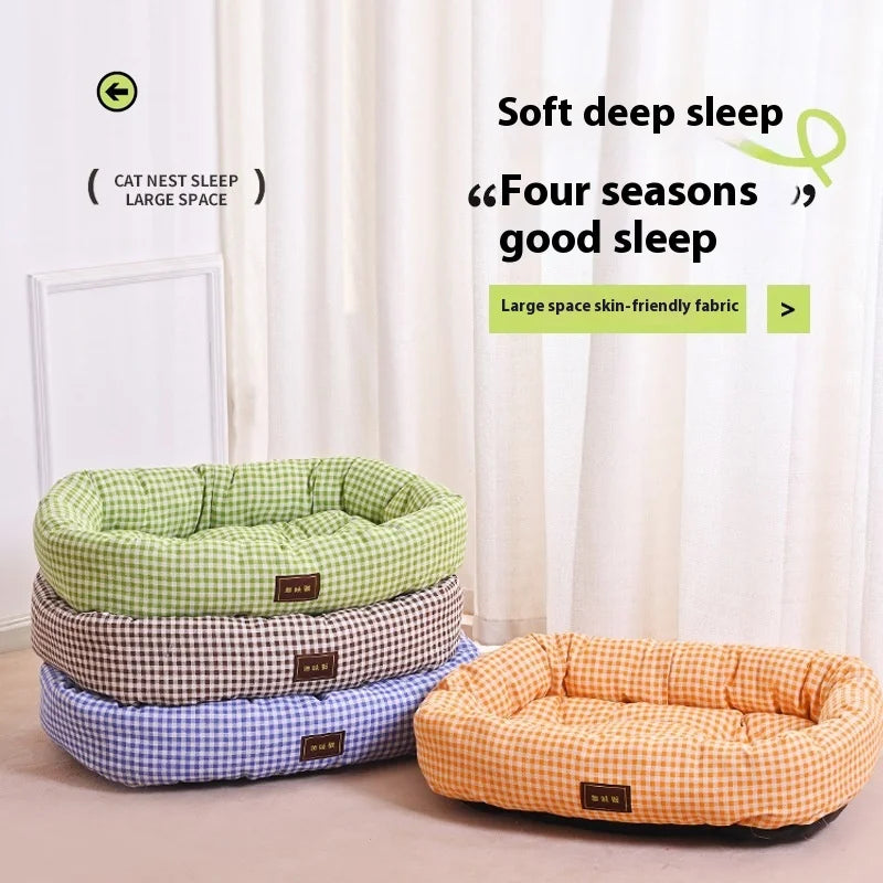 Universal Dog Kennel for Four Seasons, Soft Kennel for Kittens, and Spring and Autumn Sleeping Pads for Dogs and Cats Oasis Select