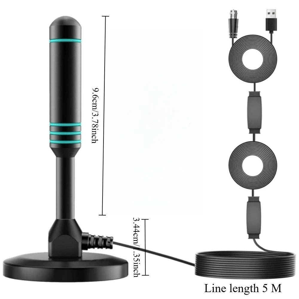 2025 Suction cup TV antenna 4k, 720P, 1080i, 1080P indoor and outdoor digital TV antenna DTMB antenna HDTV antenna Oasis Select