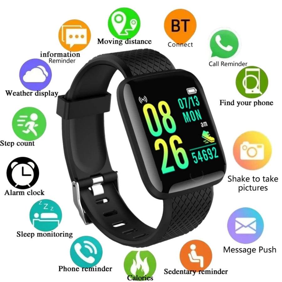 CHAOGENB Smart Watch – Fitness Tracker & USB Charging Bracelet