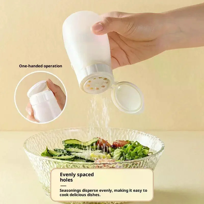 Kitchen Plastic Spice Bottle Barbecue Seasoning Bottle With Lid Salt Pepper Shaker Pepper Shaker Dustproof Mini Seasoning Jar Oasis Select