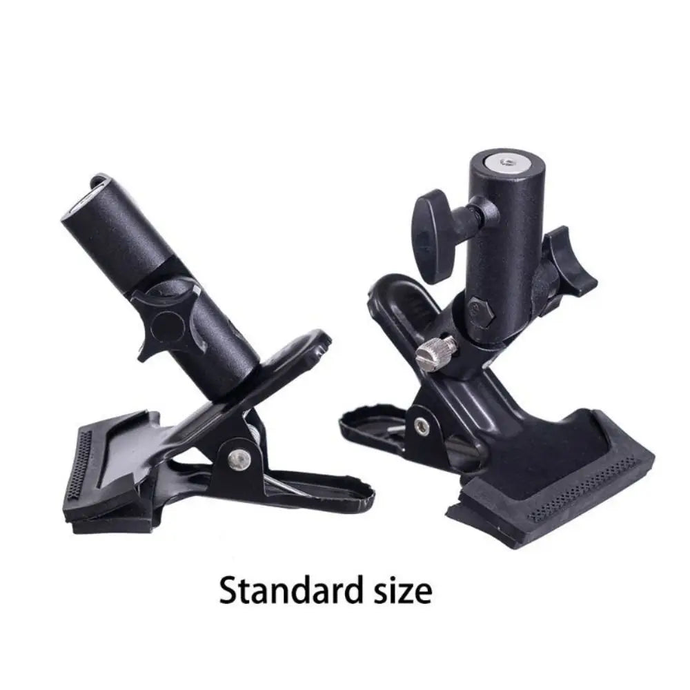 1/4 3/8 Screw Reflector Clamp Clip Swivel Adapter Adjustment Light Stand Attachment Tripod Mount Professional Reflector Holder Oasis Select