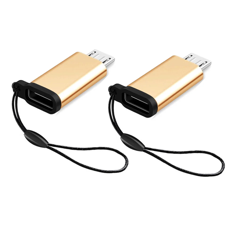 Type-C to Micro USB OTG Adapter | Data & Charging Converter