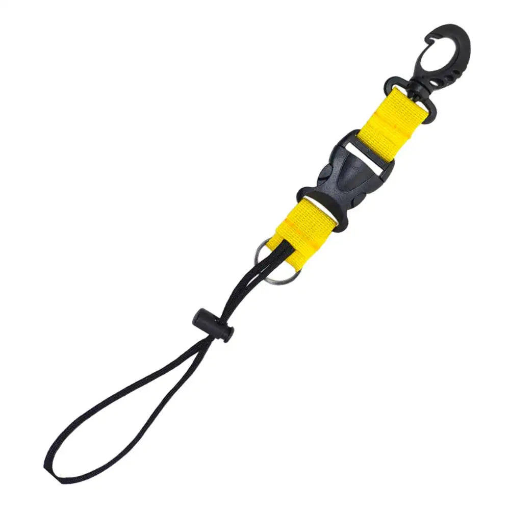 Diving Safety Connection Loop with Quick Release Buckle and Marine Grade O-Ring Dive Gear Connector for Flashlight Camera Oasis Select