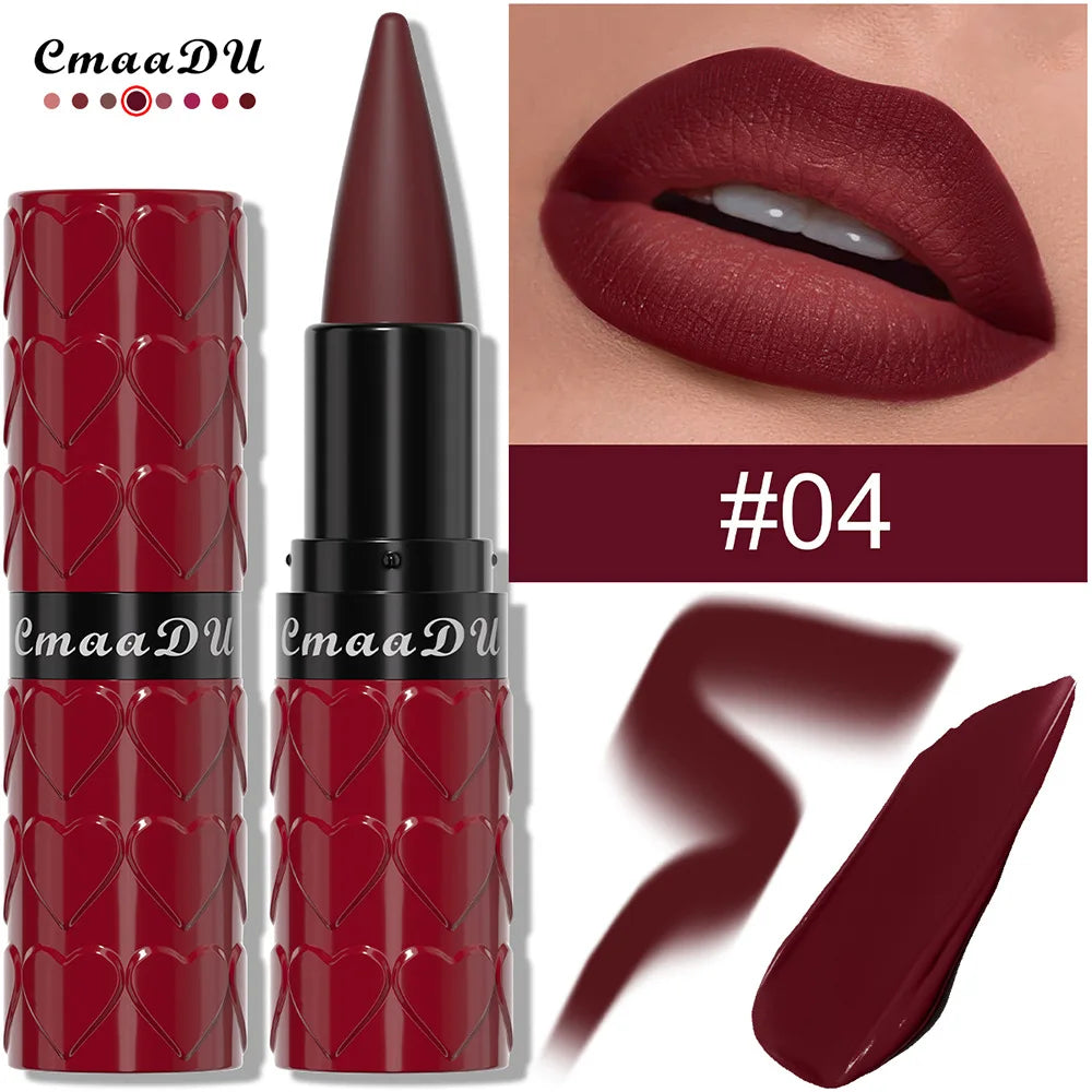 CmaaDU Velvet Matte Lipstick Pencil – Waterproof Lip Liner