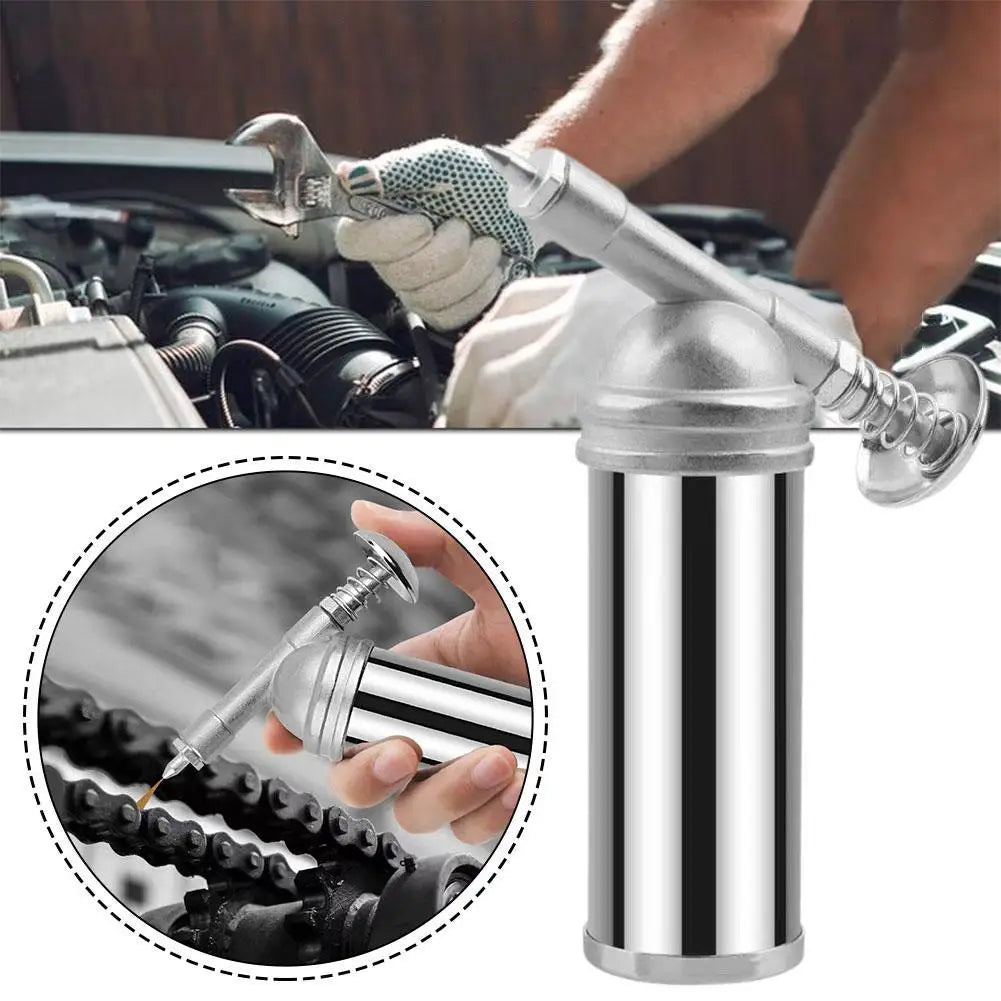 80cc Capacity 1000PSI Output Pressure Oiler Mini Bicycle Grease Gun Machine Handheld High Pressure Oiler Hand Tools Repair Tools Oasis Select