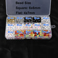 1080-Pc Acrylic Letter Bead Set | 15-Grid Box, DIY Jewelry Making