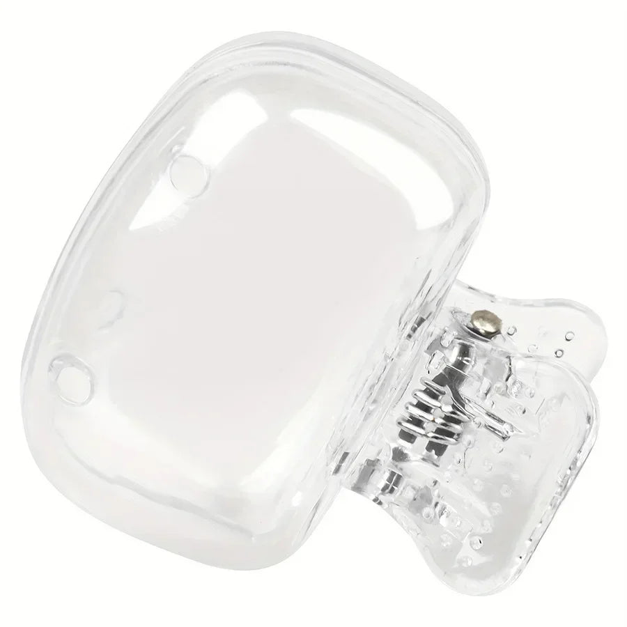 Travel Toothbrush Head Covers Toothbrush Protector Cap Brush Pod Case Protective Portable Plastic Clip For Household Travel Oasis Select Transparent