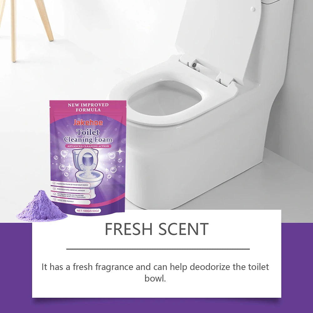 Foaming Toilet Bowl Cleaner Powder – Descaling & Odor Fresh