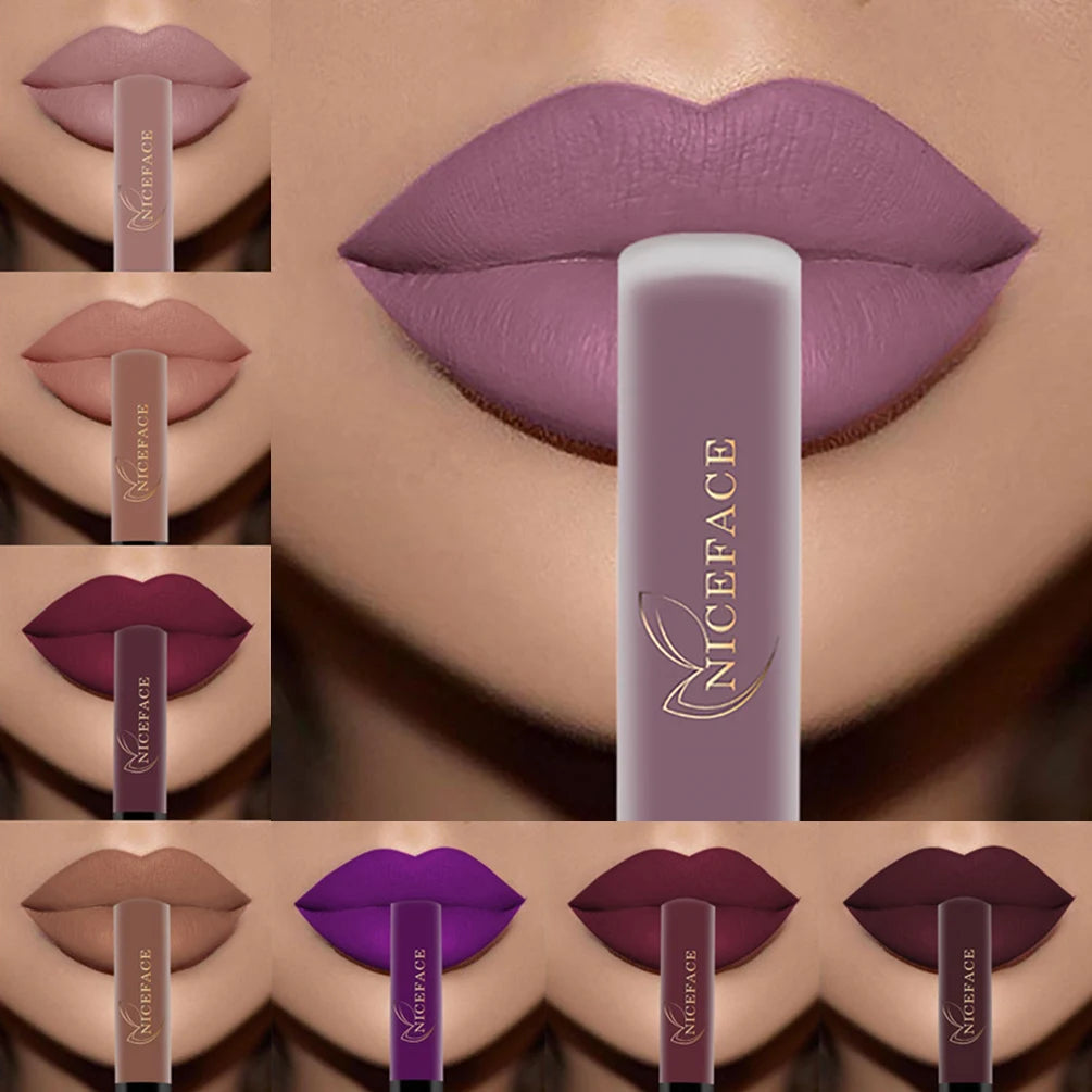 QiBest Matte Liquid Lipstick – Waterproof Long-Lasting Lip Gloss