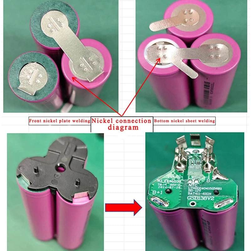 BAT420 Li-ion Battery Plastic Case PCB Charging Protection Board Box For 10.8V 12V BAT412A BAT413A BAT411 Housing Shell Oasis Select