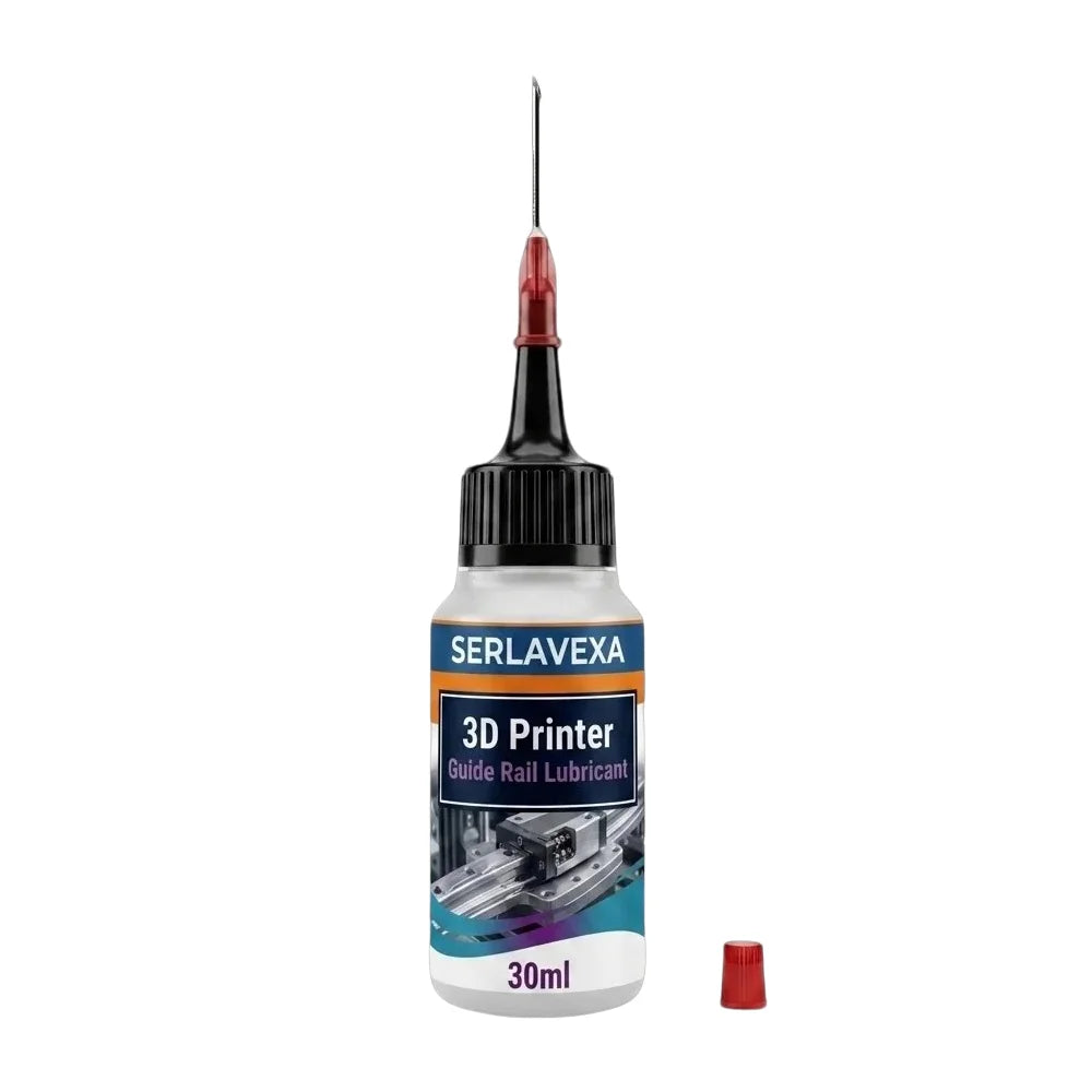 SERLAVEXA 3D Printer Lubricant 30ml and MIRAVEXL Glue Stick 25g Kit, for Smooth Guide Rails, Strong Adhesion, Easy Print Removal Oasis Select 1 bottle