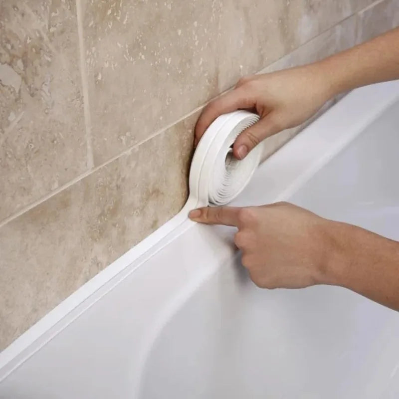 Waterproof Shower & Bathtub Sealant Tape Self Adhesive Sealing Strip for Bathroom & Kitchen Gap Filling Oasis Select