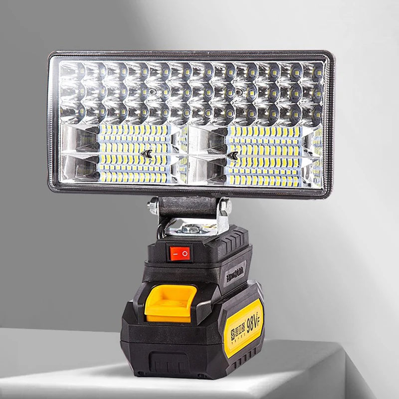 For Mak 18V Li-ion Battery LED Work Light 3/4 Inch Flashlight Portable Emergency Flood Lamp Camping Lamp Oasis Select