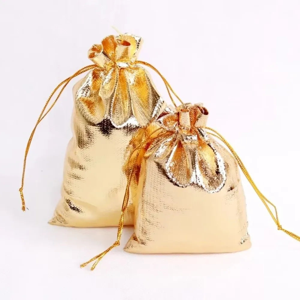 20Pcs Gold & Silver Drawstring Gift Bags | Jewelry Pouches