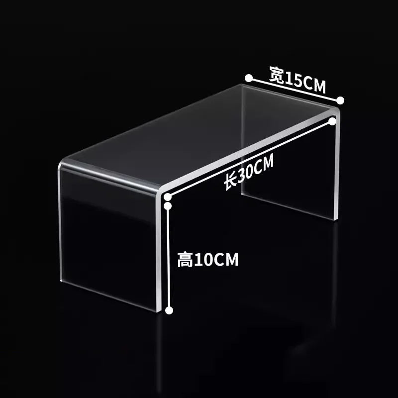 Acrylic U-Shape Desktop Storage Rack | Cosmetics & Shelf Organizer