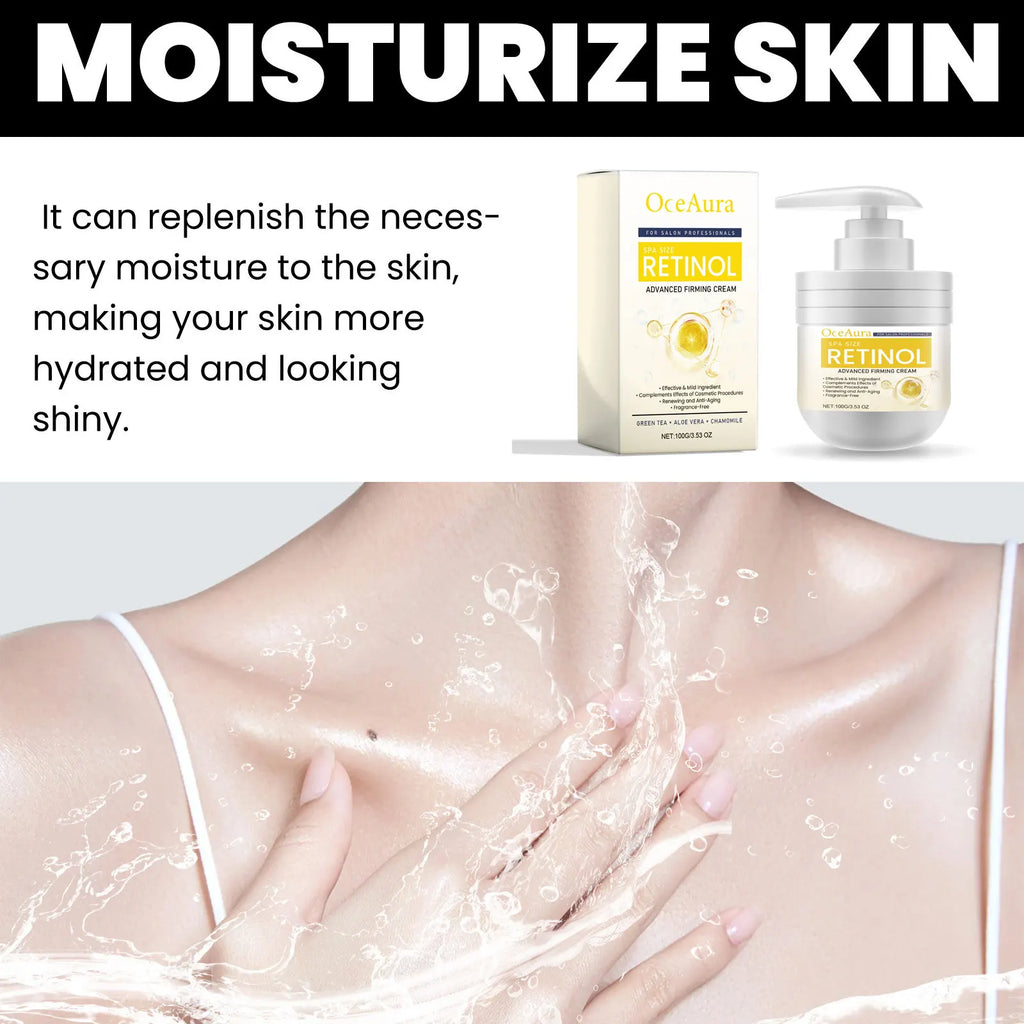 OceAura Retinol Anti-Aging Face & Body Moisturizer Cream 100g Anti-Aging Moisturizer Oasis Select