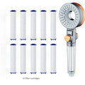 Shower Enclosure with Filter, High Pressure Shower Head with 3 Modes, Water Saving Bathroom Showers, Rain Shower Head Oasis Select shower head kit-2