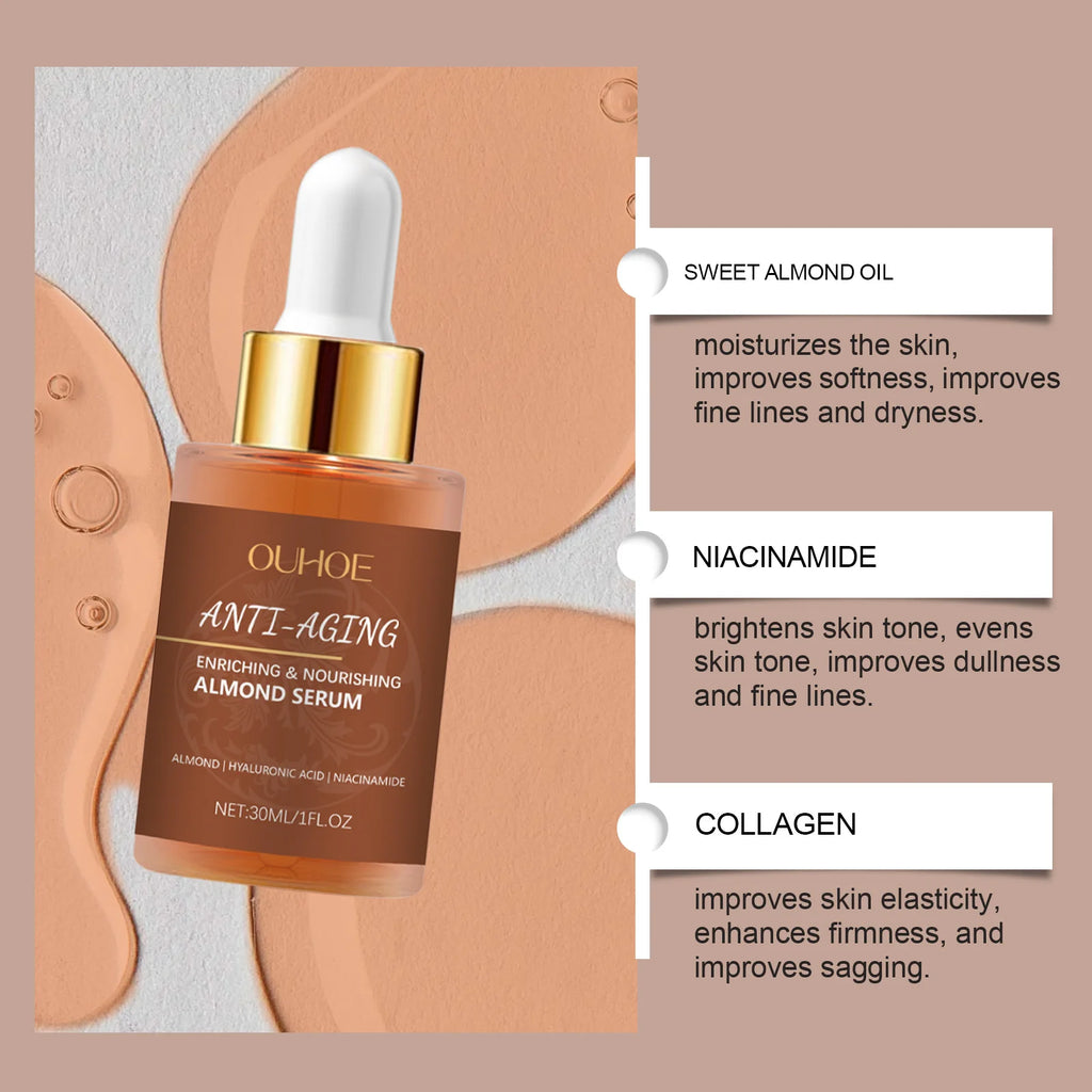 Almond Face Serum – Brightening, Firming & Hydrating Essence Face Serum Oasis Select