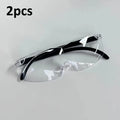 1/2pcs Portable 300% Magnifying Glass - Large Lens Frameless Handheld Magnifier, Pocket-Sized for Reading Crafts Sewing, Loupe Oasis Select 2pcs