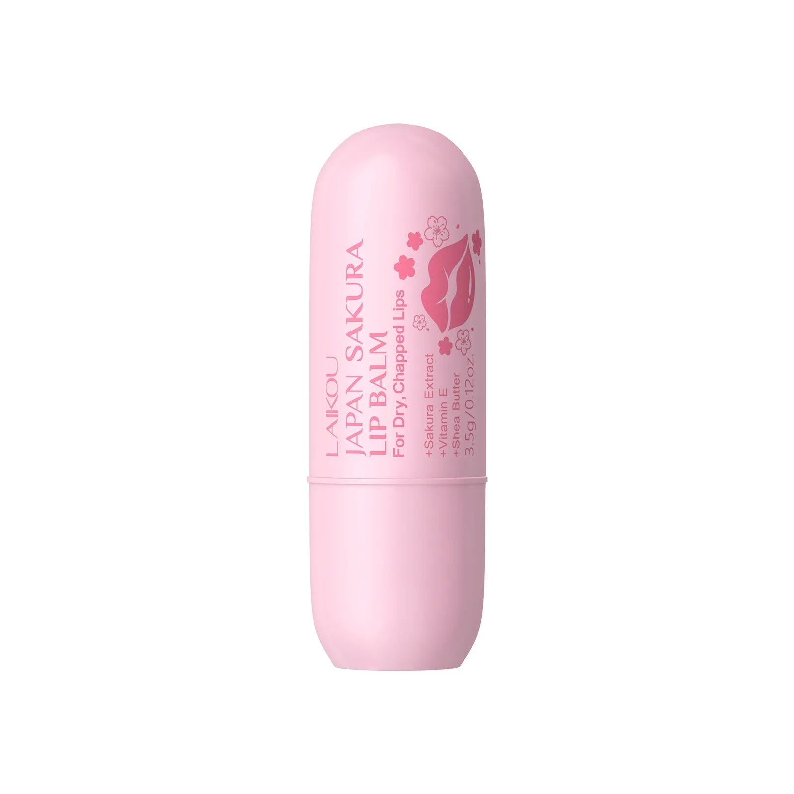 LAIKOU Sakura Lip Balm, Nourishing Hydrating Lip Care, Long-Lasting Moisturizer, Prevent Dry Cracked Lips, Daily Lip Repair Oasis Select Sakura lipstick