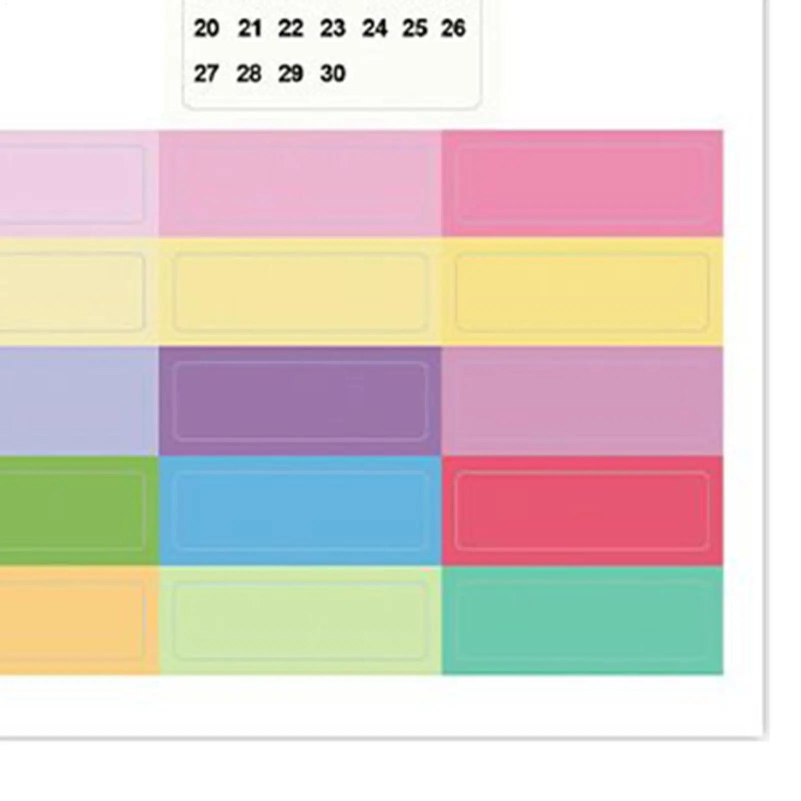 2Pcs 2026 Calendar Stickers Monthly Planner Stickers Labels For Diy Scrapbook Journals Notebooks Scheduling School Office Oasis Select
