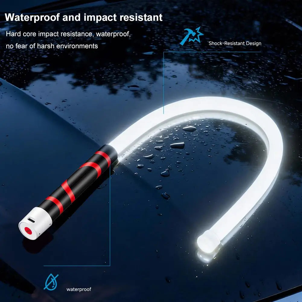 73cm Flexible LED Flashlight Stick Rechargeable Work Light Professional Mechanic Tool for Car Repair Engine Bay Inspection Lamp Oasis Select